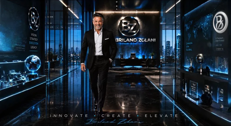 Briland Zolani signature banner for intellectual property solutions and digital innovation