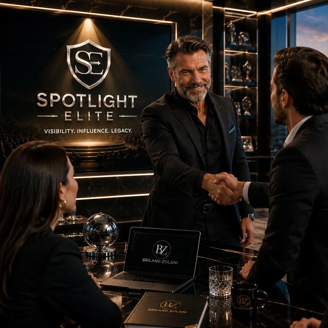 Spotlight Elite verification membership builds trust through a handshake of business identity verification